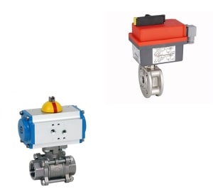 Automatic thread ball valves