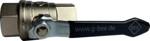 Preview: Ball valve with thread connection of brass lying from G. Bee GmbH with the article number 0020027001025