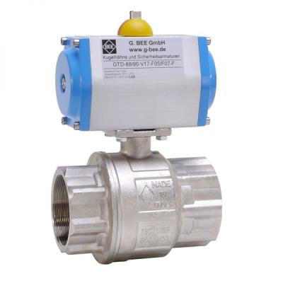 Automatic thread ball valve of brass from G. Bee with the article number 2060109011065