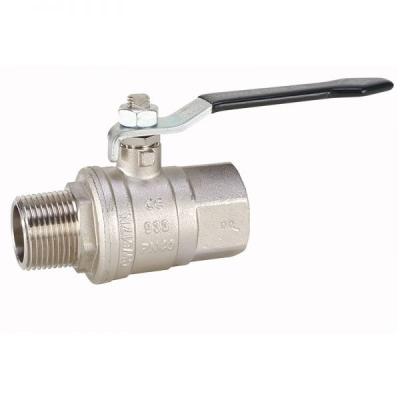Ball valve with thread connection of brass from G. bee with the article number 0020027011006