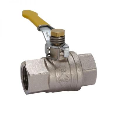 Ball valve with thread connection of brass from G. Bee GmbH with the article number ​0060057001025