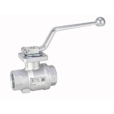 Ball valve with thread connection of carbon steel from G. bee with the article number ​00V00870501