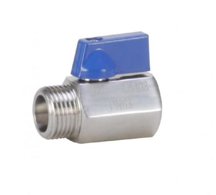 Mini-ball valve of stainless steel from G. Bee with the article number 0020057012020