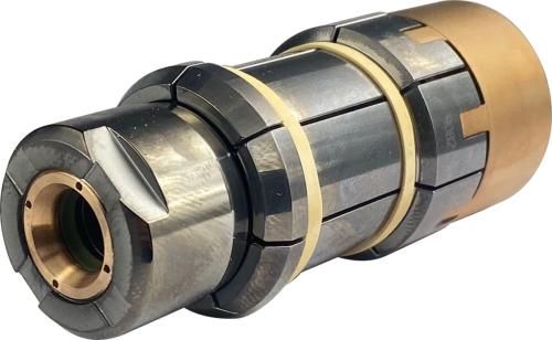 Preview: Spannsatz HS-A100/B125 mit dunklem ende schräg nach links vorne liegend mit der Artikelnummer 9560000336 von OTT-JAKOB Spanntechnik GmbH