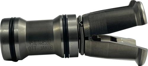 Preview: Zange Mit Halter SK40-E1-2-M14X1,5-A=0,65 seitlich liegend mit der Artikelnummer 9510148532 von OTT-JAKOB Spanntechnik