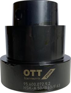 Adapter HSK-A 50/B 63/F 63 ISO 12164 with article number 9560007292 from OTT-JAKOB Spanntechnik