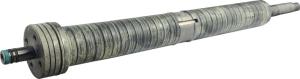 Clamping chuck FS-50-__W2-OG0000-0741 diagonally to the front with article number 9510216392 from OTT-JAKOB Spanntechnik