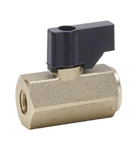 Mini-ball valve of aluminium anodized from G.BEE with article number 0020053002015