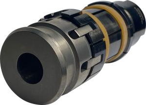 Tool Gripper HS-A100-B125-B assembled and sloping with the article number 9560003726 from OTT-JAKOB Spanntechnik
